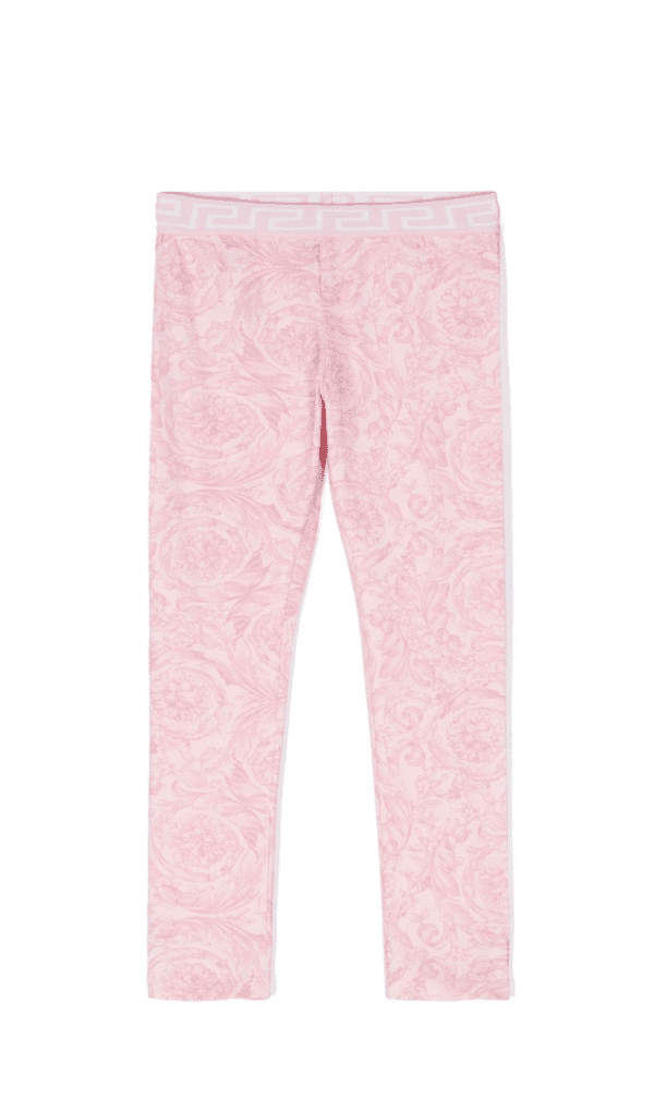 VERSACE KIDS LEGGINGS featuring Barocco-print stretch-cotton available at Lestyle Boutique Melbourne