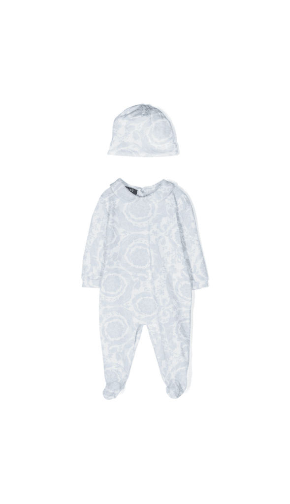 Versace KIDS PAJAMAS featuring barocco-print stretch-cotton available at Lestyle Boutique Melbourne