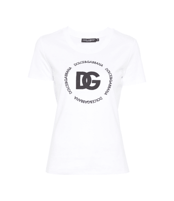 Dolce & Gabbana embroidered logo t-shirt, luxurious and stylish, available at Lestyle Boutique Melbourne