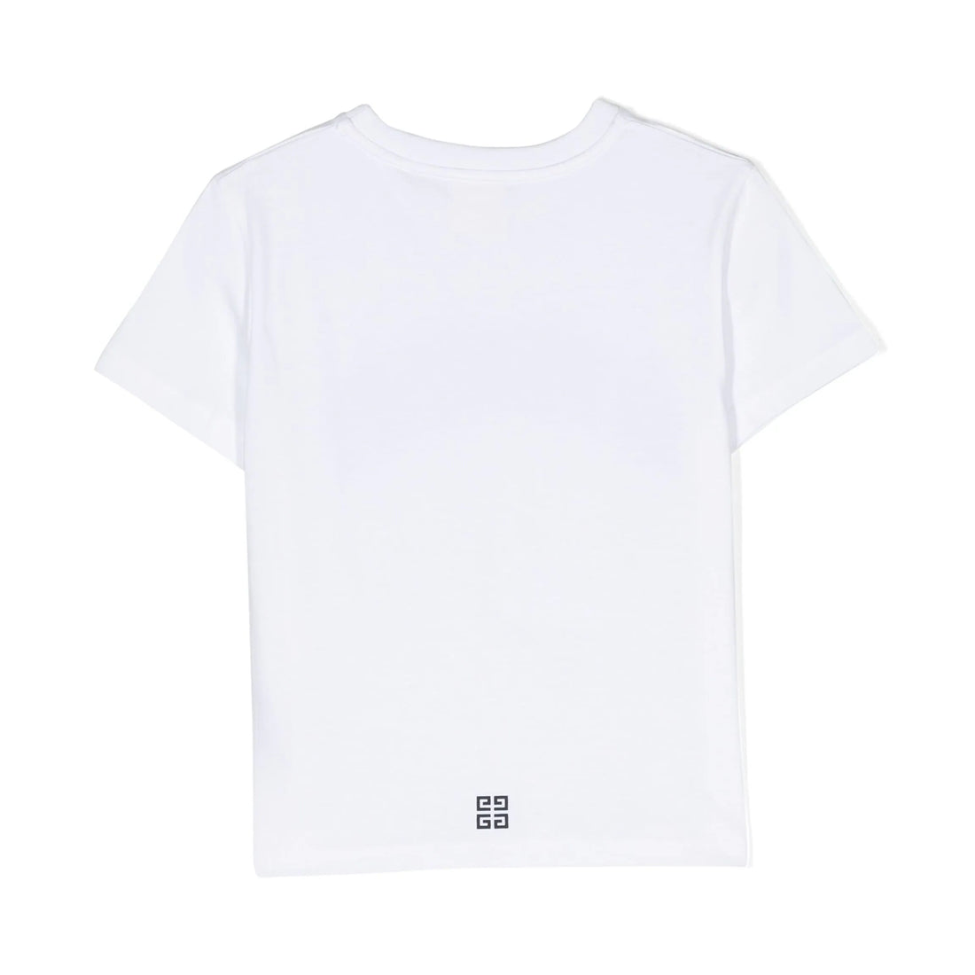 Givenchy Kids logo-print cotton T-shirt in white with a varsity-inspired logo, available at Lestyle Boutique Melbourne.