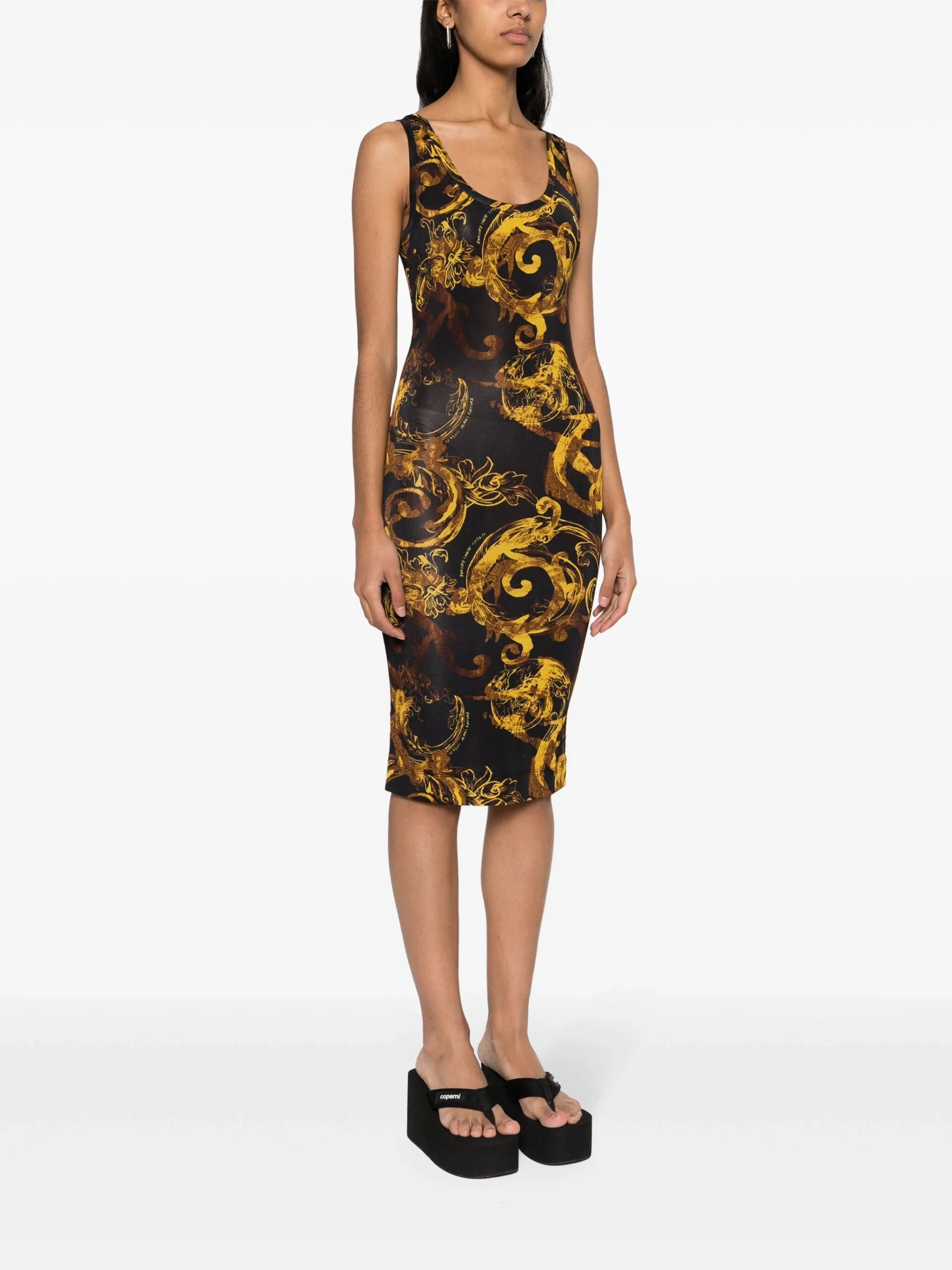 VERSACE JEANS COUTURE MIDI DRESS 