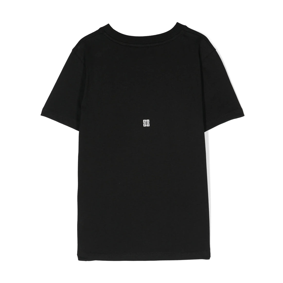 Givenchy Kids logo-print cotton T-shirt in black with a minimalist logo, available at Lestyle Boutique Melbourne.