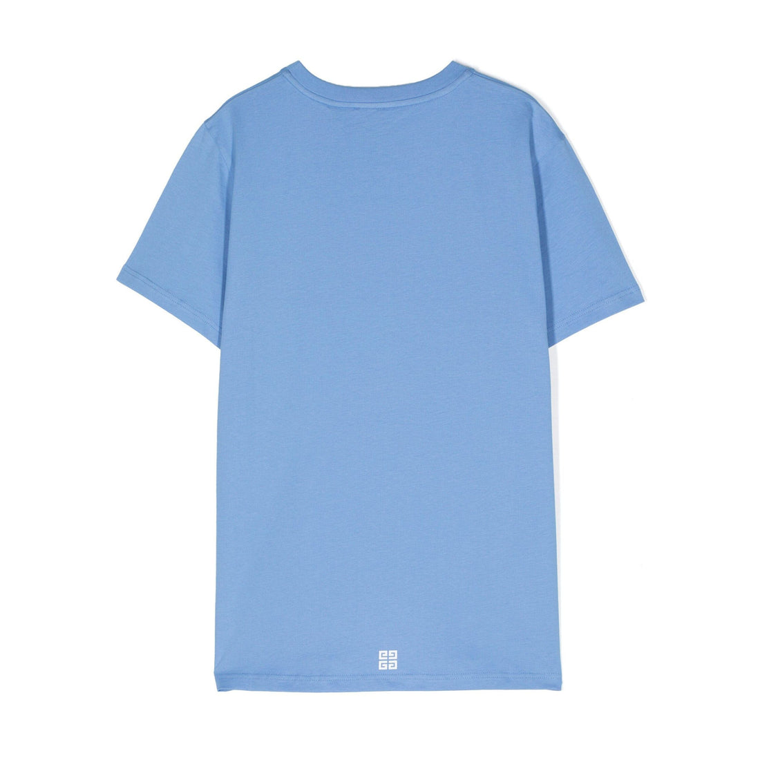 Givenchy Kids logo-stamp cotton T-shirt in cornflower blue, available at Lestyle Boutique Melbourne.