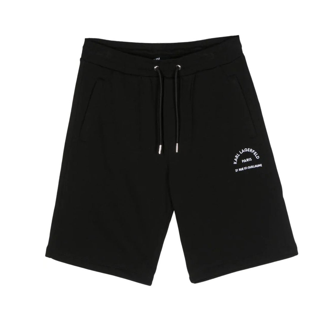 Karl Lagerfeld logo-embroidered cotton track shorts available at Lestyle Boutique Melbourne