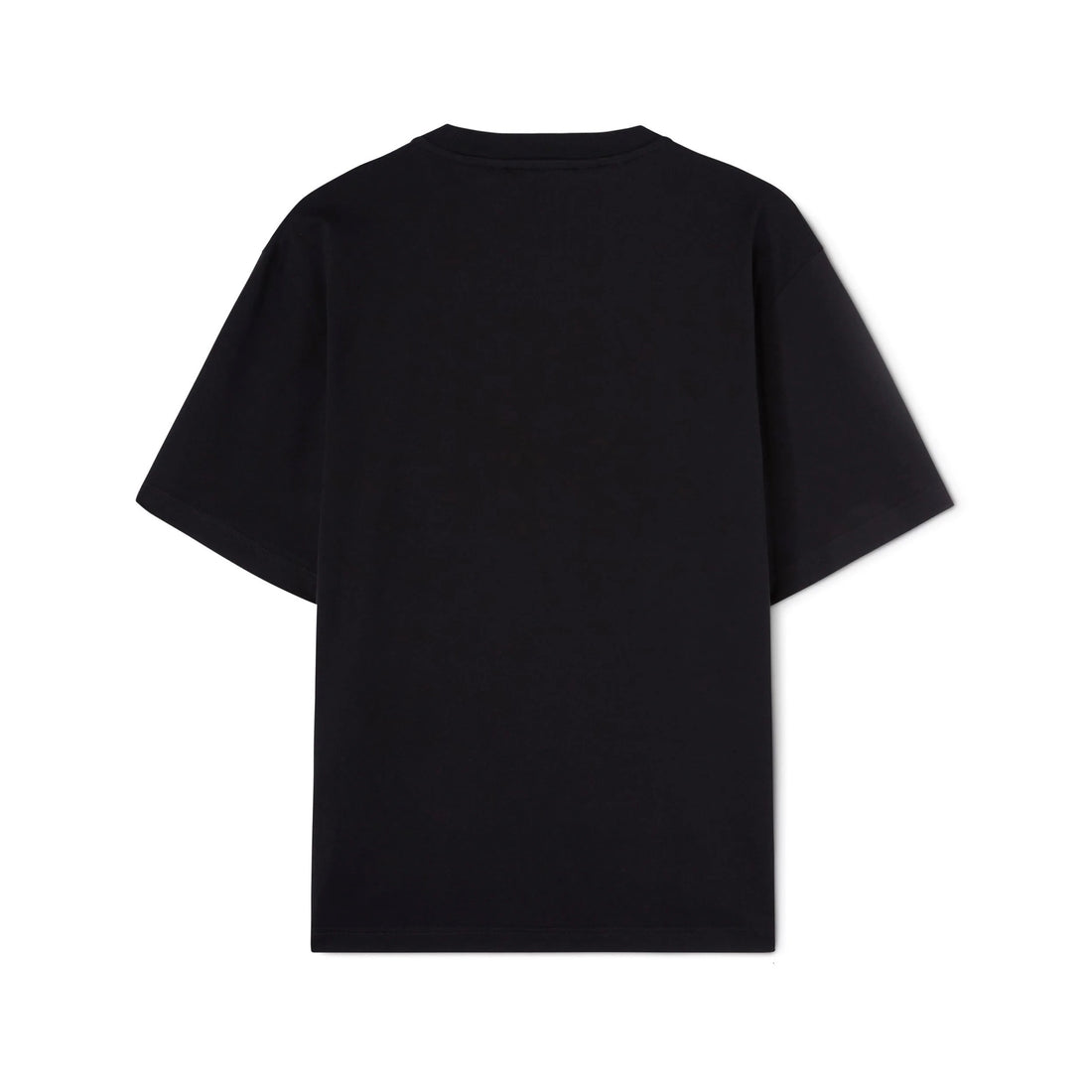 Palm Angels black printed cotton T-shirt with white logo, available at Lestyle Boutique Melbourne. A stylish and comfortable choice for casual wear.