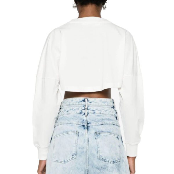 Palm Angels crop top featuring logo print and cropped design, available at Lestyle Boutique Melbourne