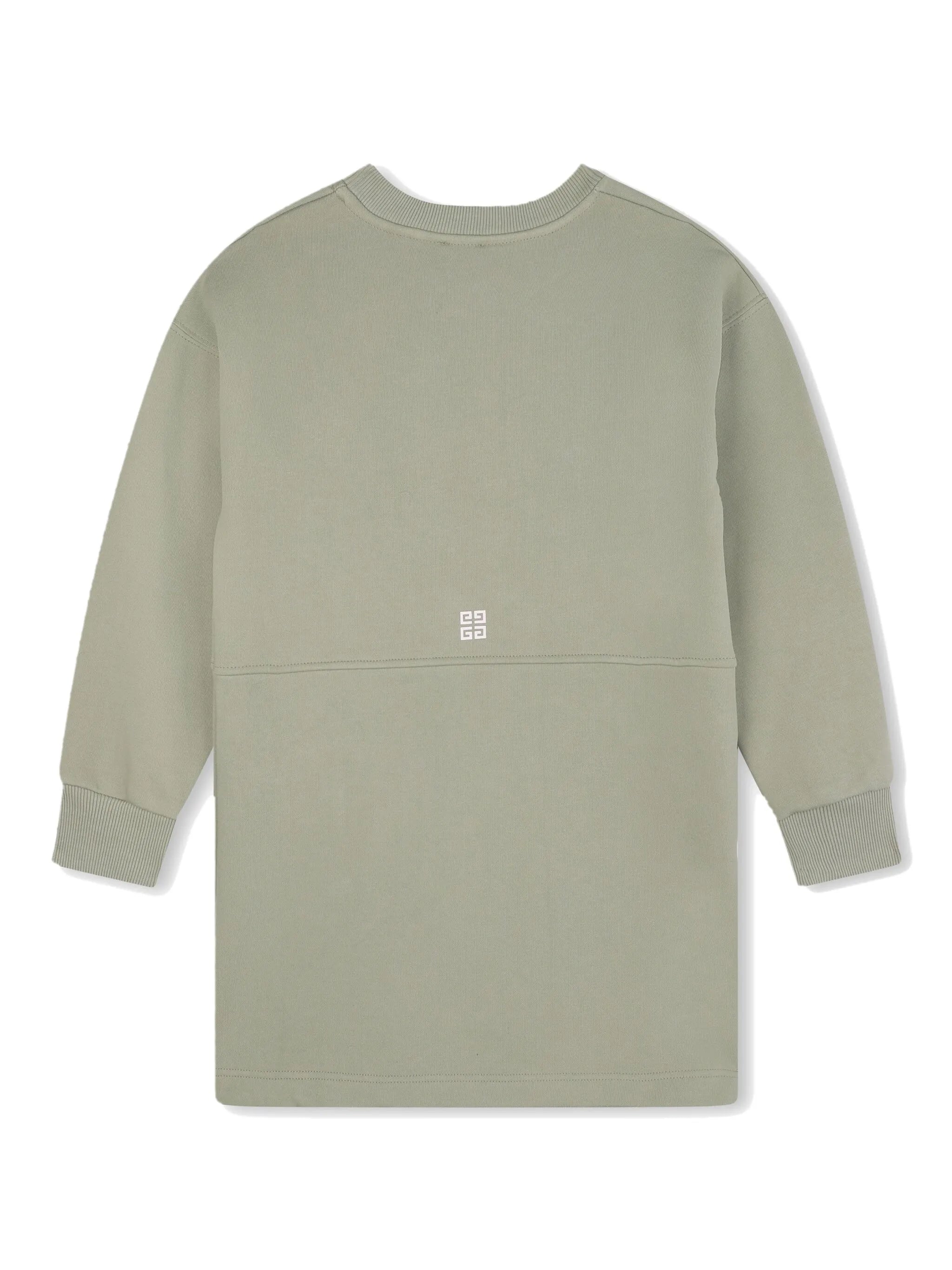 GIVENCHY Kids crew-neck jersey dress in sage green available at Lestyle Boutique Melbourne