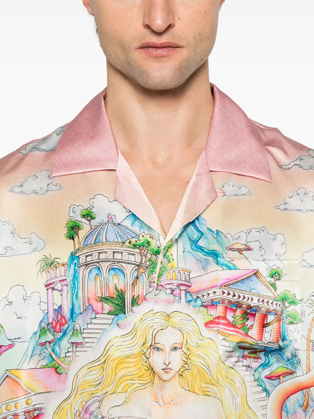 Casa Blanca Road To Knowledge shirt featuring illustration print available at Lestyle Boutique Melbourne