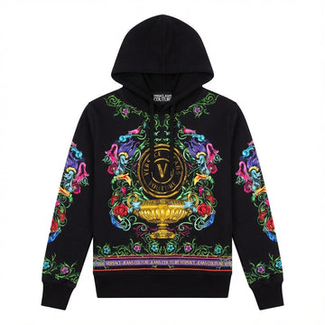 Versace Jeans Couture hoodie featuring multicolor ornate print available at Lestyle Boutique Melbourne