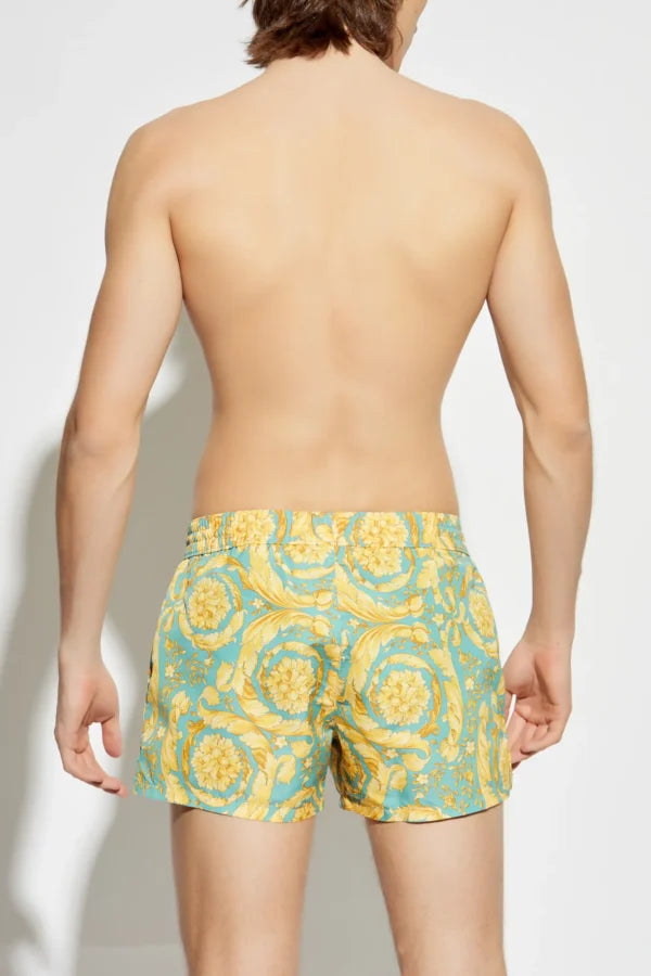 VERSACE SHORTS featuring Medusa Biggie Print Silk available at Lestyle Boutique Melbourne