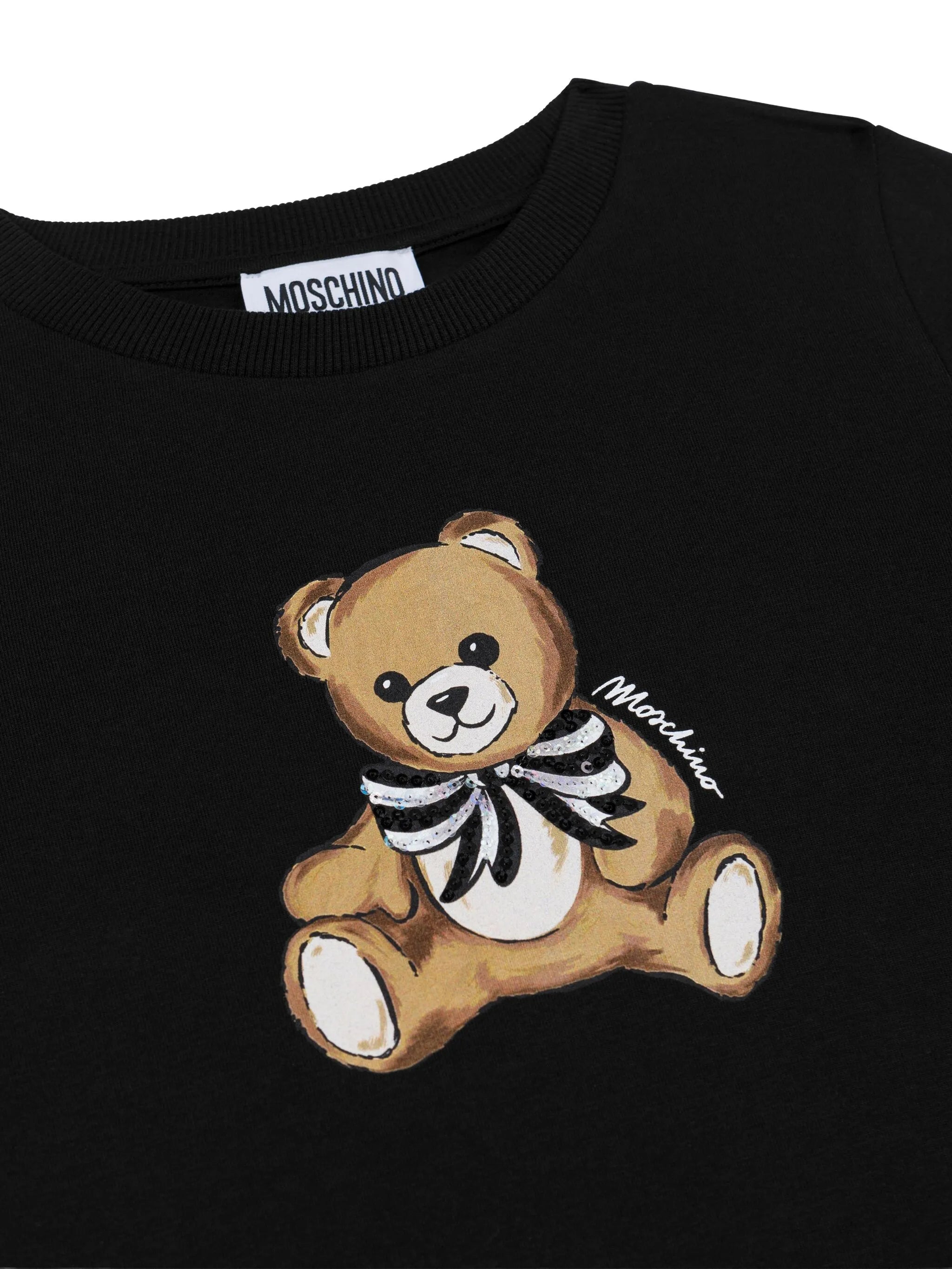 Moschino Kids teddy-bear t-shirt featuring teddy bear graphic available at Lestyle Boutique Melbourne