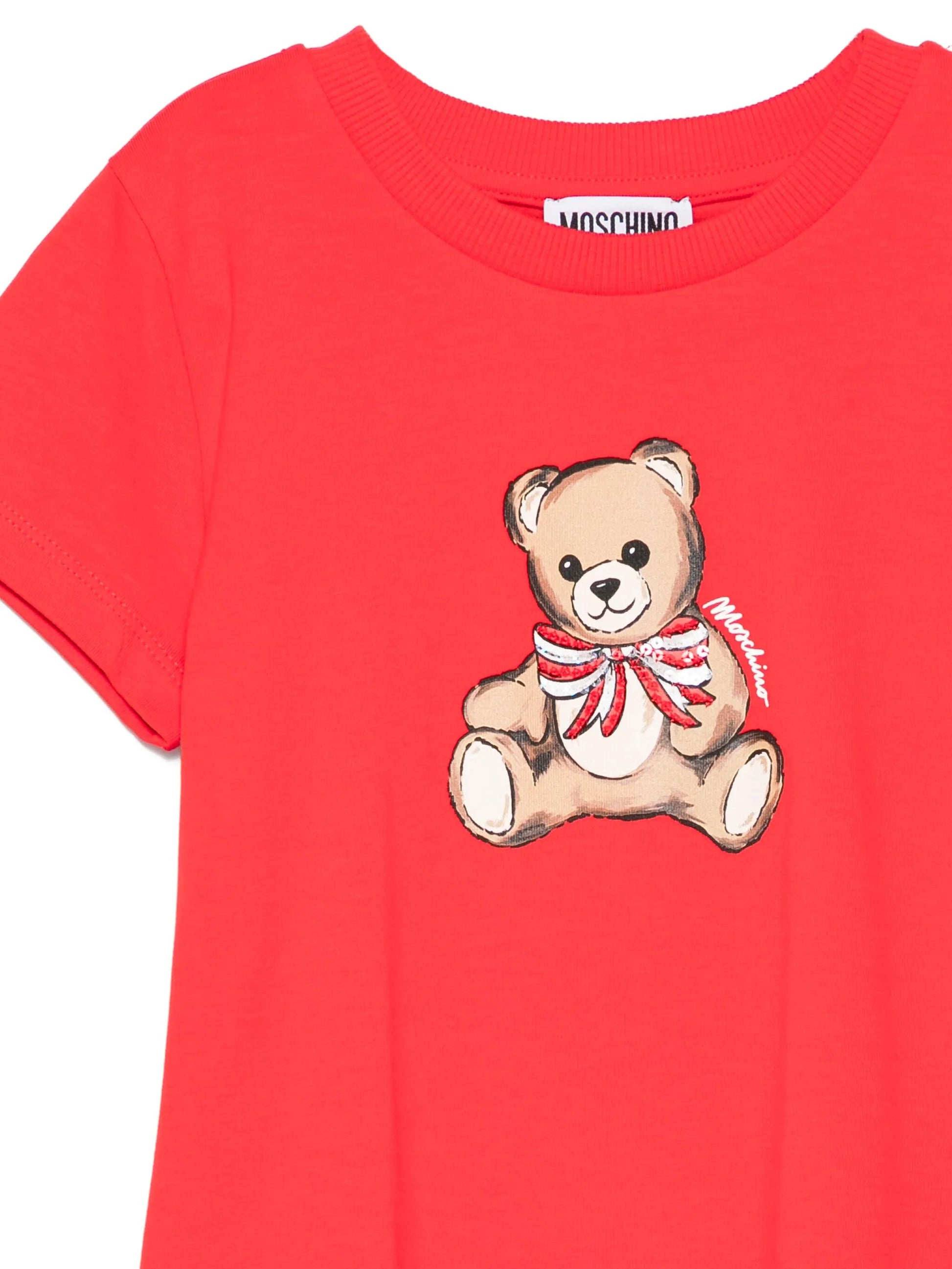 Moschino Kids t-shirt featuring bear-print available at Lestyle Boutique Melbourne