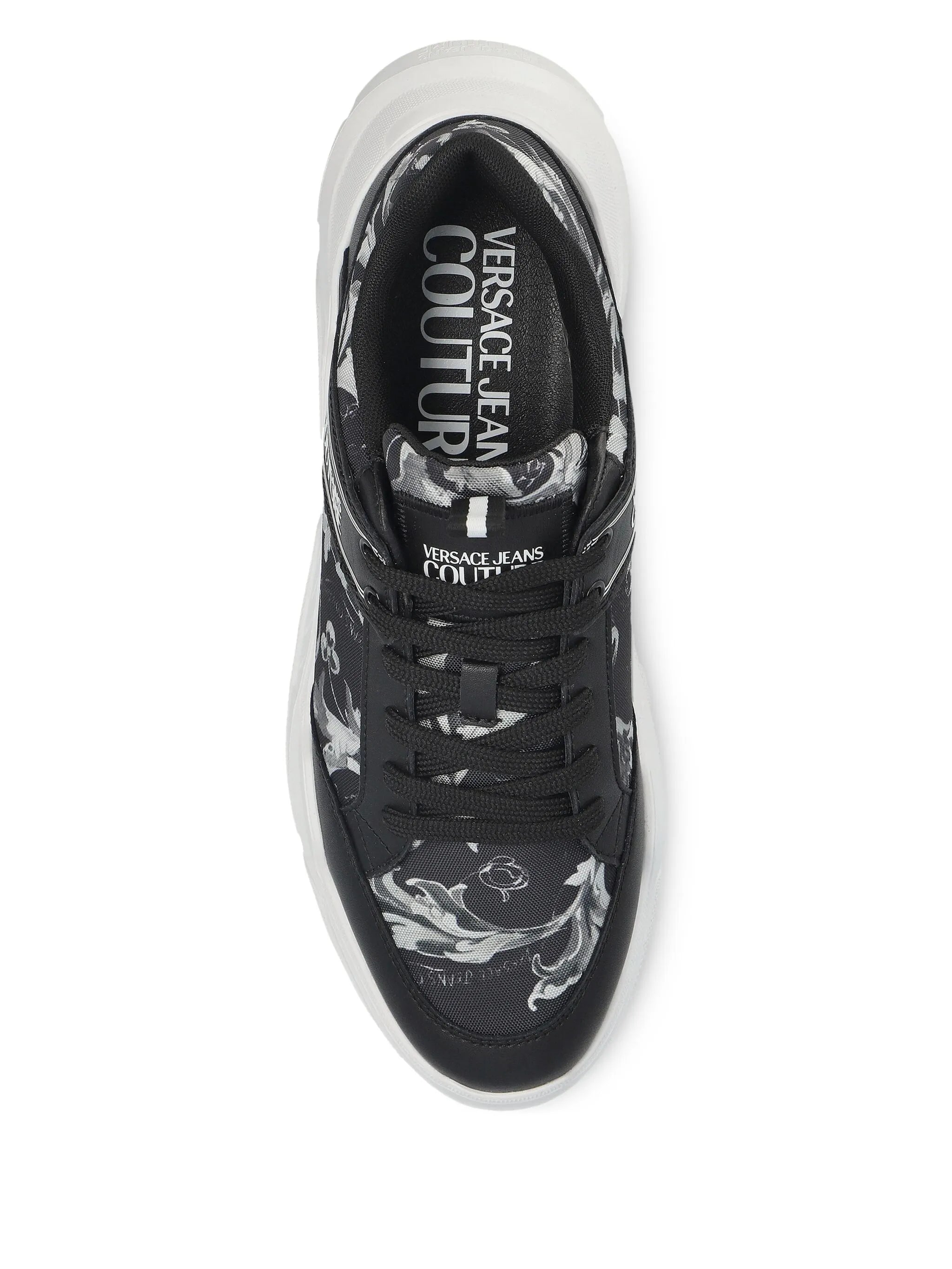 VERSACE JEANS COUTURE SNEAKERS featuring floral print available at Lestyle Boutique Melbourne