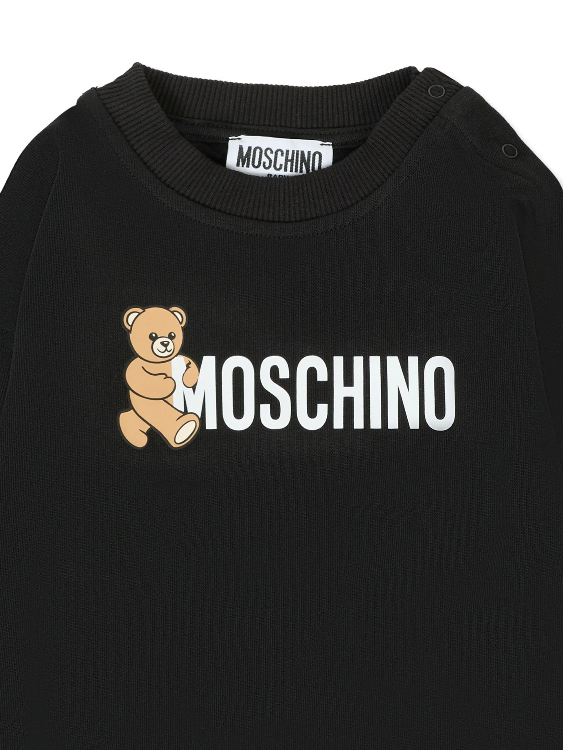 Moschino Kids teddy-print crew-neck sweatshirt featuring teddy bear print available at Lestyle Boutique Melbourne