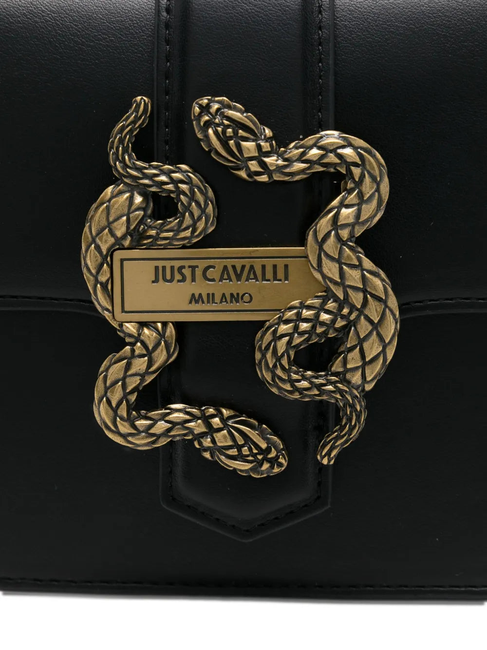 Just Cavalli cross body bag featuring embossed logo available at Lestyle Boutique Melbourne