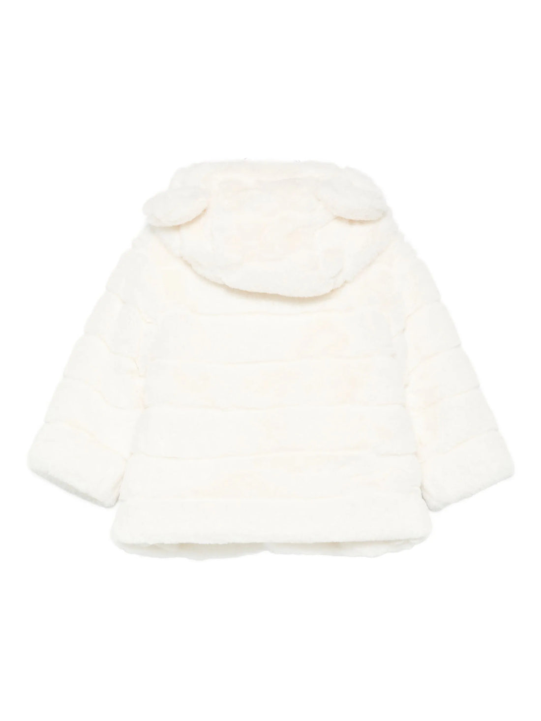 MOSCHINO KIDS teddy-embellished hooded jacket featuring teddy embroidery available at Lestyle Boutique Melbourne