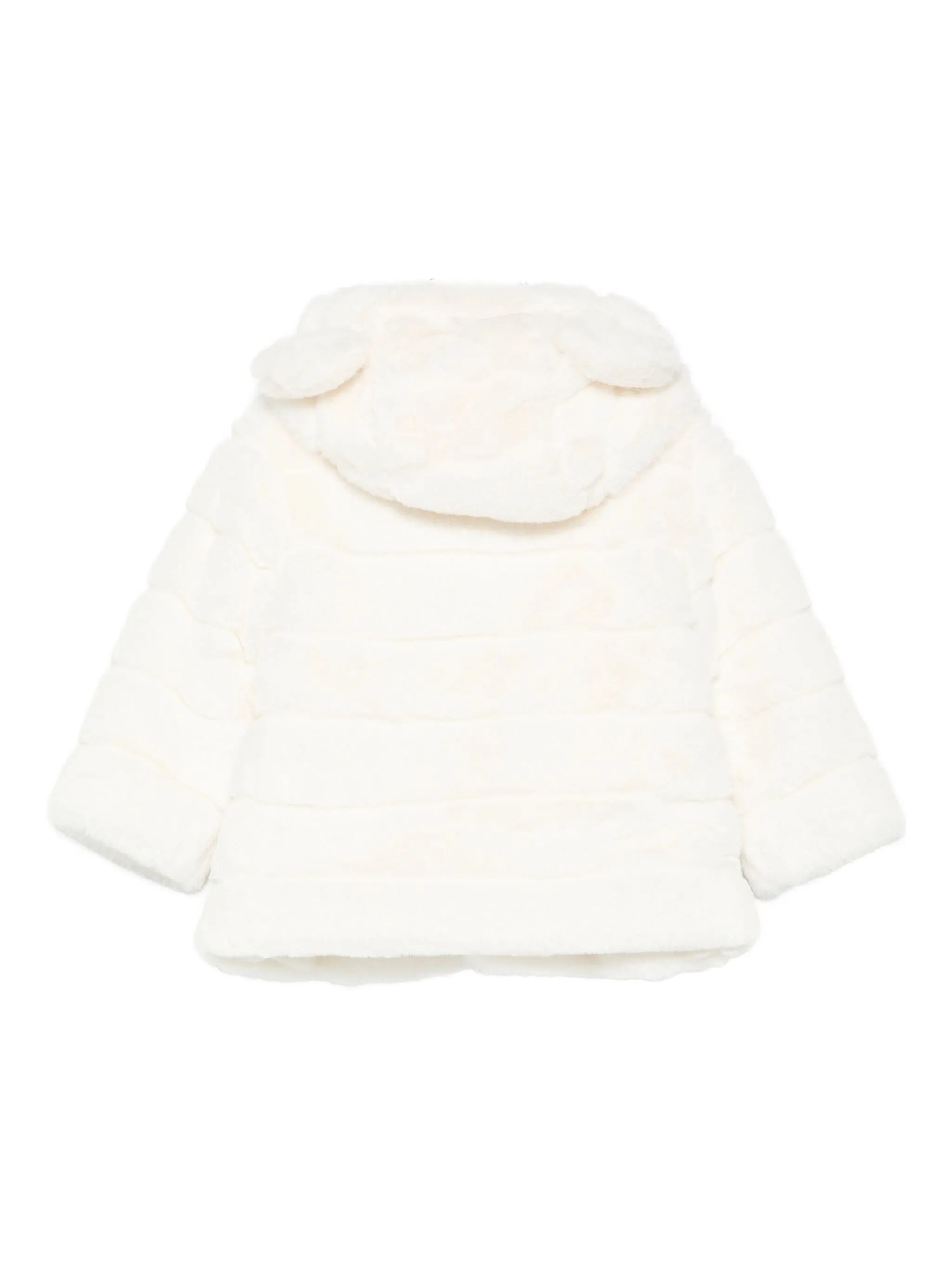 MOSCHINO KIDS teddy-embellished hooded jacket featuring teddy embroidery available at Lestyle Boutique Melbourne