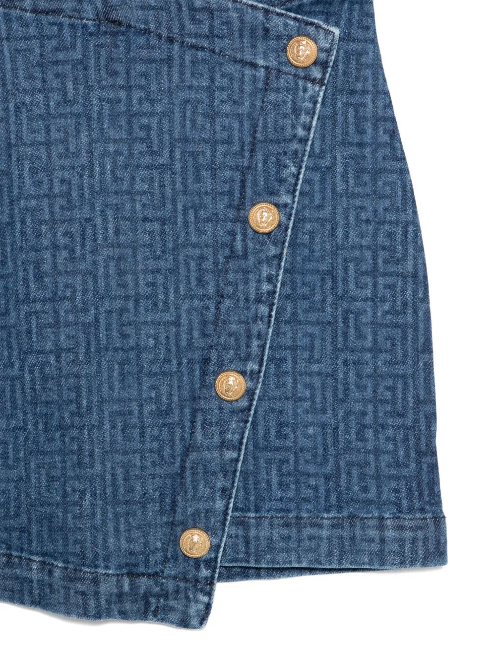 BALMAIN KIDS SKIRT featuring logo-print available at Lestyle Boutique Melbourne