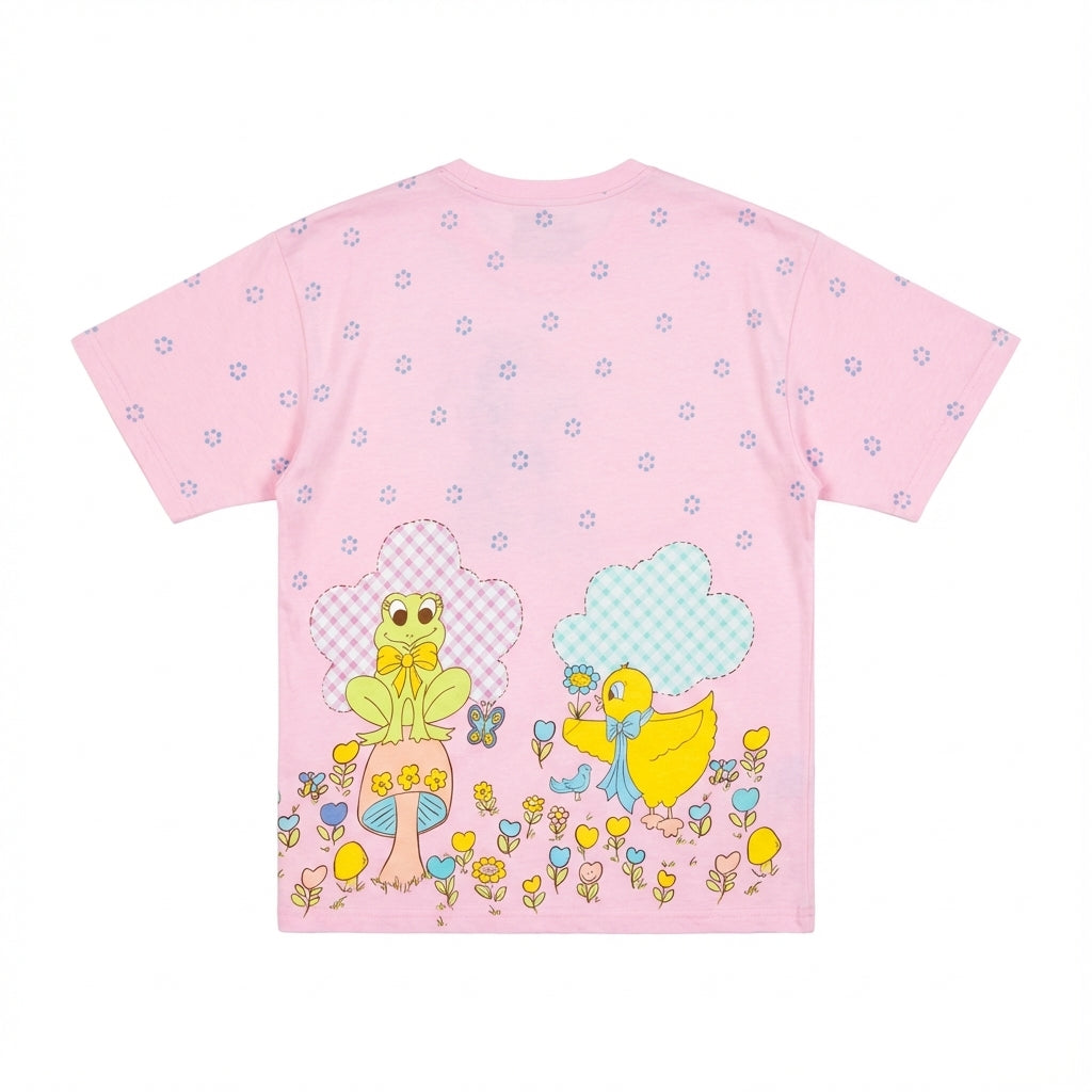 MOSCHINO T-shirt featuring a large logo and playful graphic print available at Lestyle Boutique Melbourne