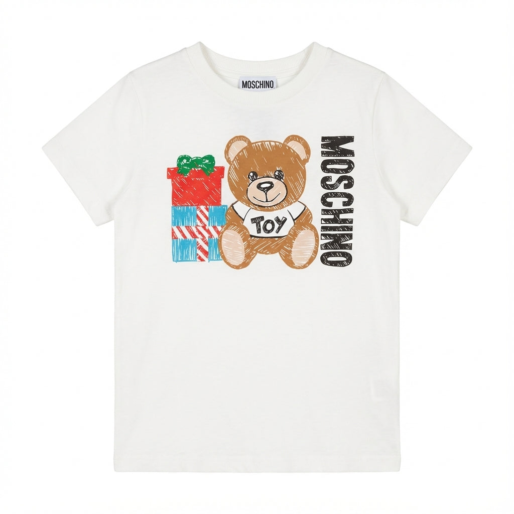 Moschino KIDS TSHIRT featuring bear graphic available at Lestyle Boutique Melbourne