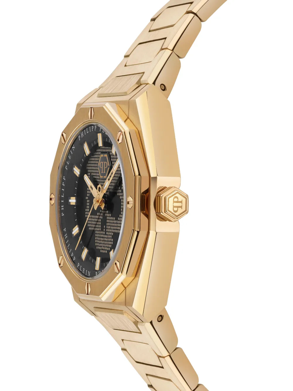 Philipp Plein Plein Deluxe watch featuring gold bracelet available at Lestyle Boutique Melbourne