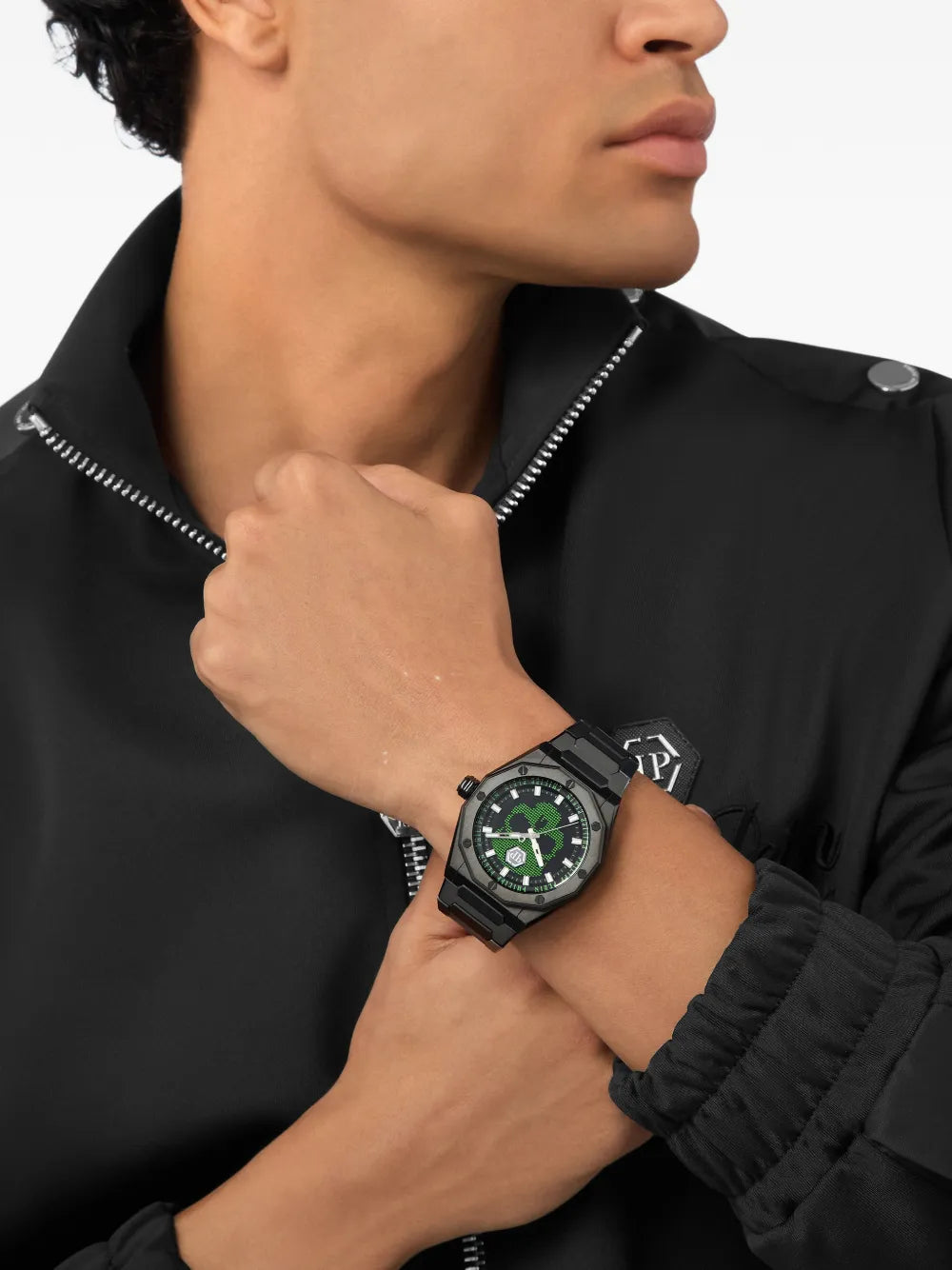 Philipp Plein Plein Deluxe watch featuring skull dial available at Lestyle Boutique Melbourne