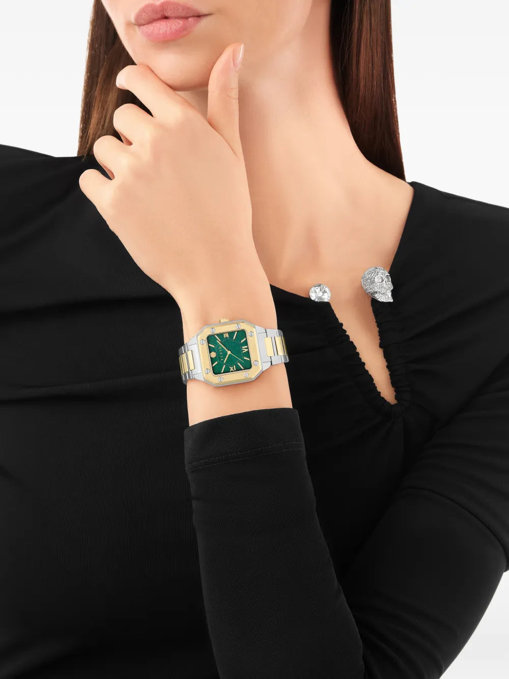 Philipp Plein bracelet watch featuring 2-tone green dial available at Lestyle Boutique Melbourne