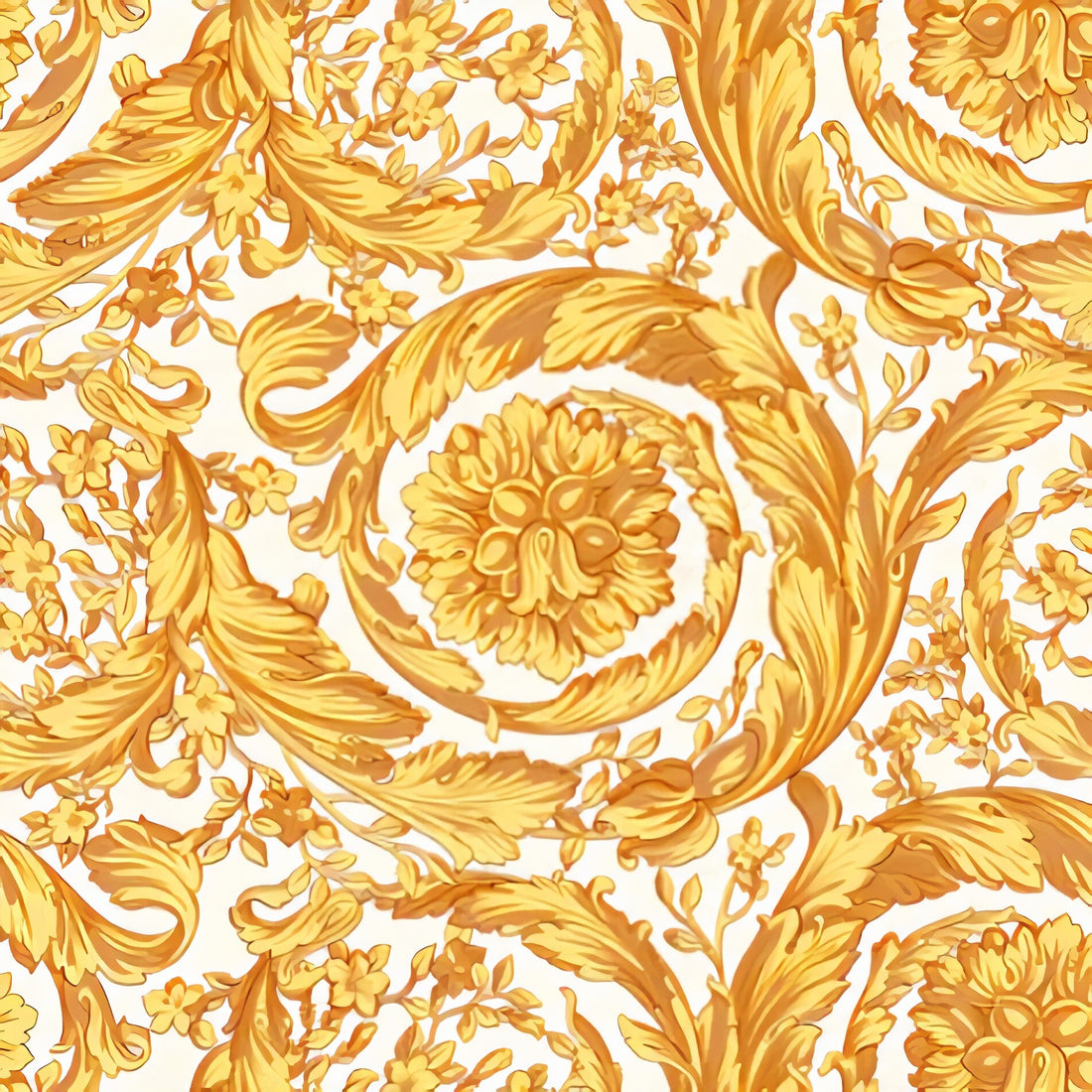 Vanitas pattern cotton face mask with floral-inspired design in gold and black, offering stylish protection for allergy season - Lestyle Boutique Melbourne
