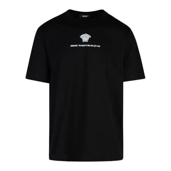 VERSACE T-SHIRT featuring logo-embroidered Medusa available at Lestyle Boutique Melbourne