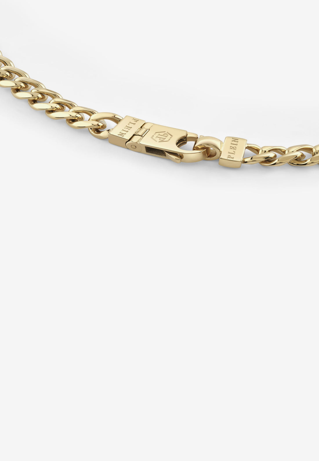 Philipp Plein bracelet featuring Cuban link chain with engraved logo available at Lestyle Boutique Melbourne