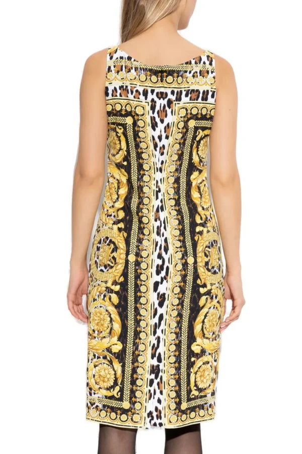 VERSACE DRESS featuring pattern-printed sleeveless design available at Lestyle Boutique Melbourne