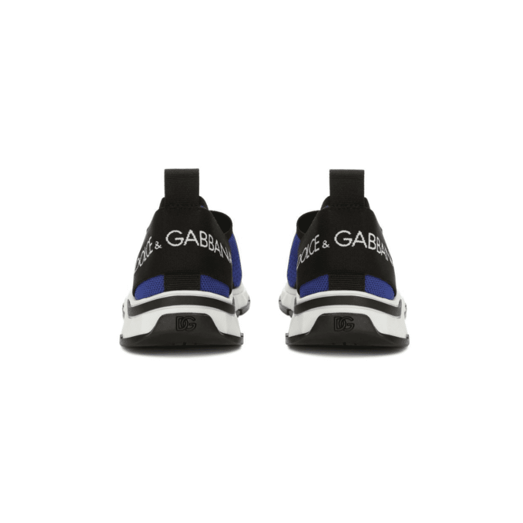Dolce & Gabbana Kids Sorrento Slip-On Sneakers featuring slip-on design in blue available at Lestyle Boutique Melbourne
