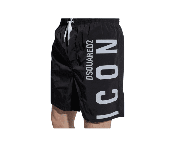 DSQUARED2 shorts featuring iconic paint-splatter design, available at Lestyle Boutique Melbourne