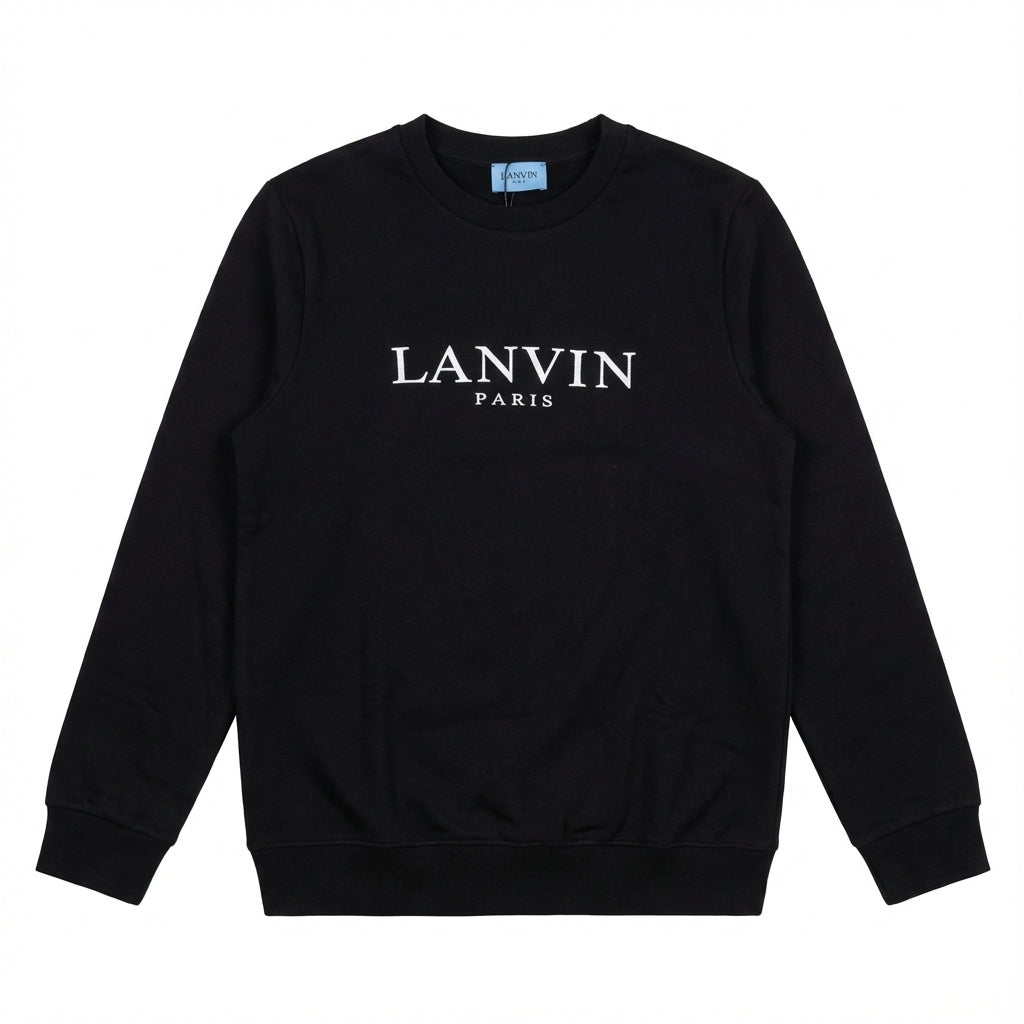 Lanvin sweatshirt featuring logo print available at Lestyle Boutique Melbourne
