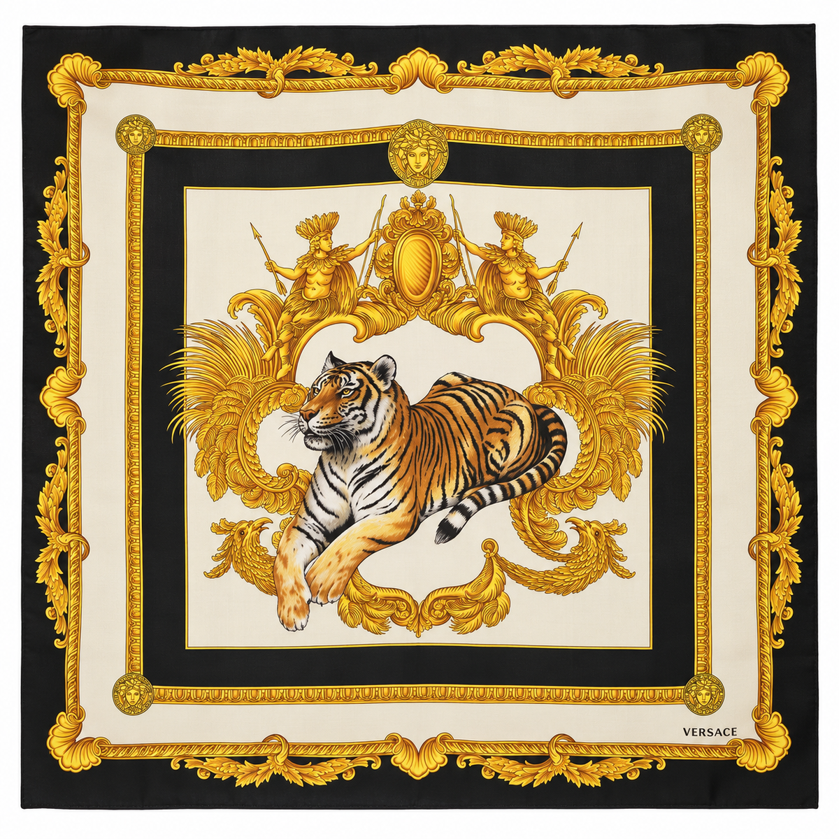 VERSACE HANDKERCHIEF 60CM