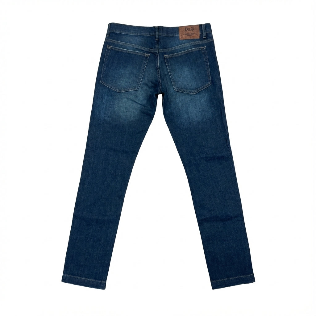 Dolce & Gabbana jeans featuring subtle distressing available at Lestyle Boutique Melbourne