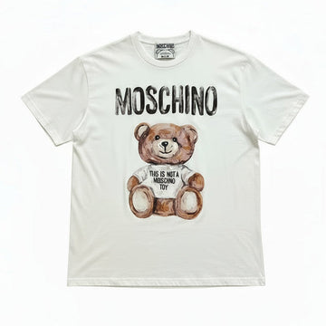 MOSCHINO T-shirt featuring bear graphic available at Lestyle Boutique Melbourne