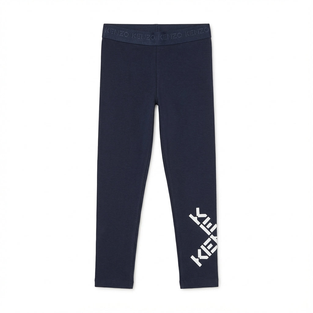 KENZO KIDS LEGGINGS featuring logo print available at Lestyle Boutique Melbourne