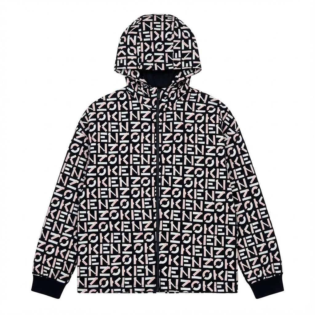 KENZO JACKET KIDS featuring all-over logo print available at Lestyle Boutique Melbourne