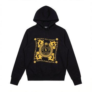 Versace Jeans Couture hoodie with gold logo print available at Lestyle Boutique Melbourne