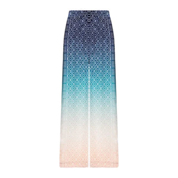 Casablanca blue gradient silk trousers with elastic waistband, available at Lestyle Boutique Melbourne
