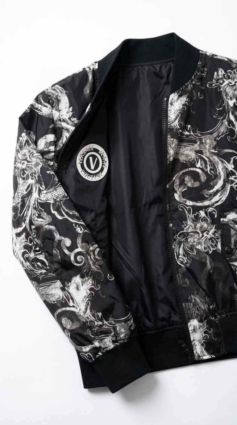 VERSACE JEANS COUTURE BOMBER reversible available at Lestyle Boutique Melbourne