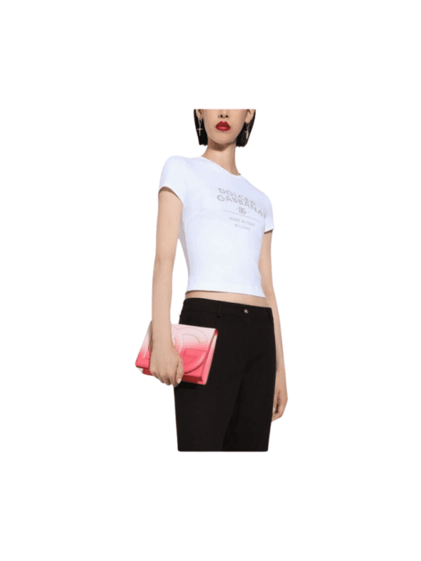 Dolce & Gabbana T-Shirt with logo print, crafted from cotton blend, available at Lestyle Boutique Melbourne