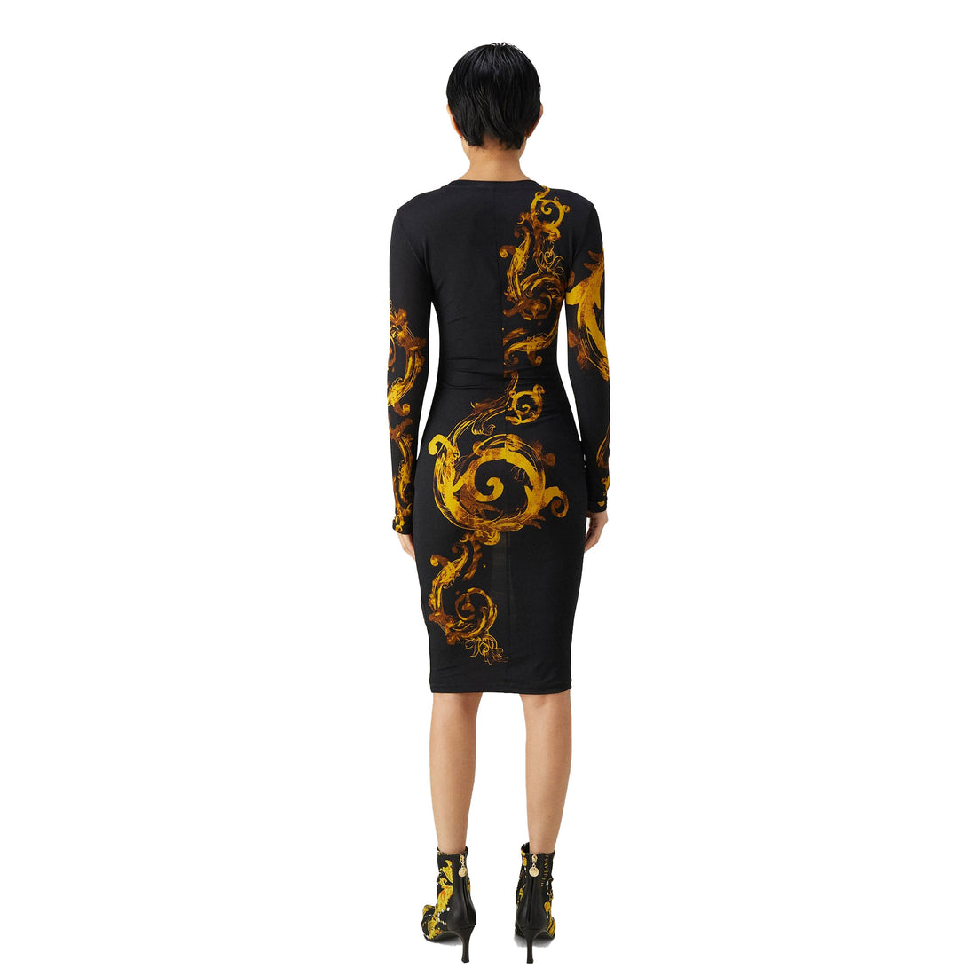 VERSACE JEANS COUTUR MIDI DRESS 