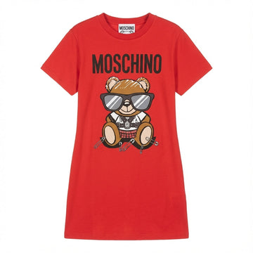 MOSCHINO DRESS featuring bear with sunglasses graphic available at Lestyle Boutique Melbourne