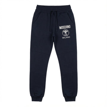Moschino kids pants featuring logo print available at Lestyle Boutique Melbourne
