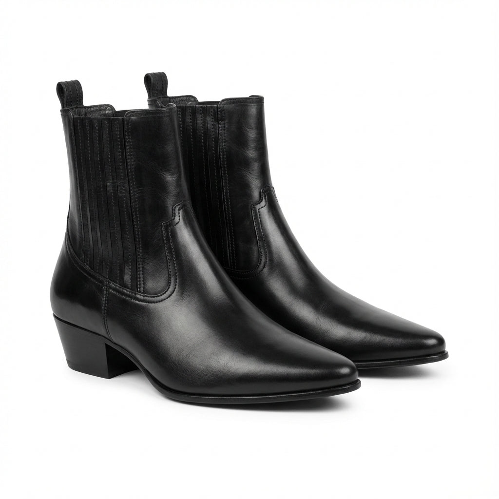 Roberto Cavalli boots featuring elastic side panels available at Lestyle Boutique Melbourne