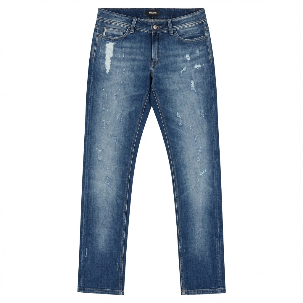 Just Cavalli jeans featuring distressed detailing available at Lestyle Boutique Melbourne