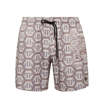PHILIPP PLEIN SWIM SHORTS featuring dragon monogram print available at Lestyle Boutique Melbourne