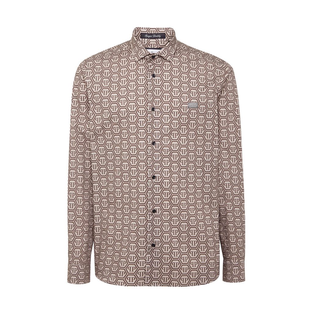 PHILIPP PLEIN SHIRT featuring Sugar Daddy Monogram available at Lestyle Boutique Melbourne